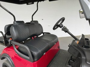 Burgundy Contender Flex 2+2 Lithium Golf Cart for sale 04